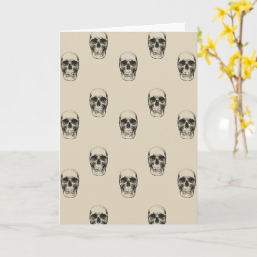 Skulls Kaart (Gele Bloem)