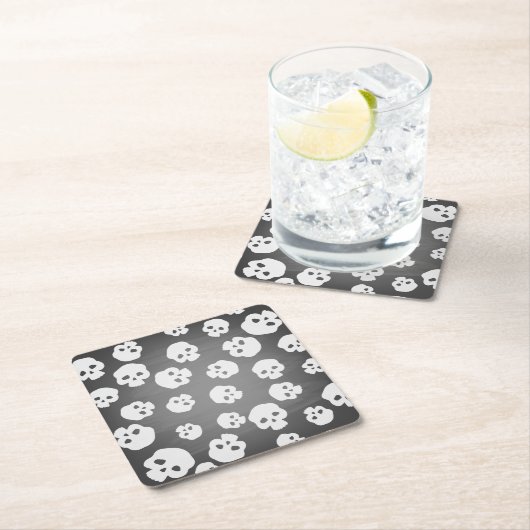 Skulls Kartonnen Onderzetters (Insitu)