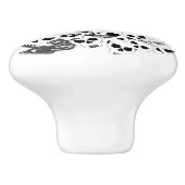 Skulls Keramische Knop (Zijkant)