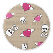 Skulls Keramische Knop (Voorkant)