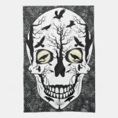 Skulls Kitchen Towels Raven Designed Home Decor Theedoek (Verticaal)