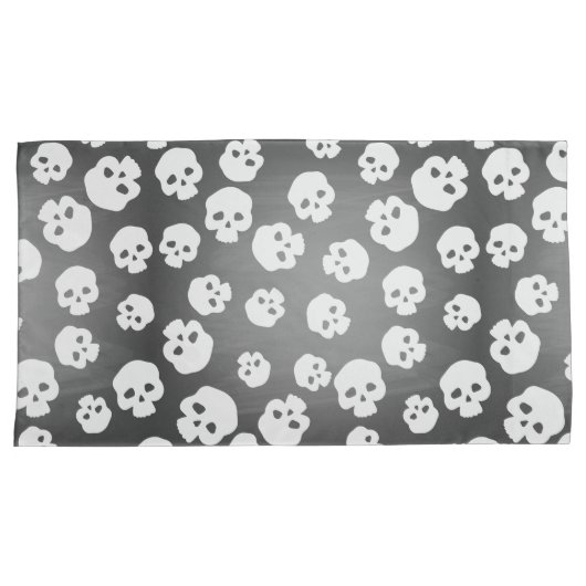 Skulls Kussensloop (Voorkant-Rechts)