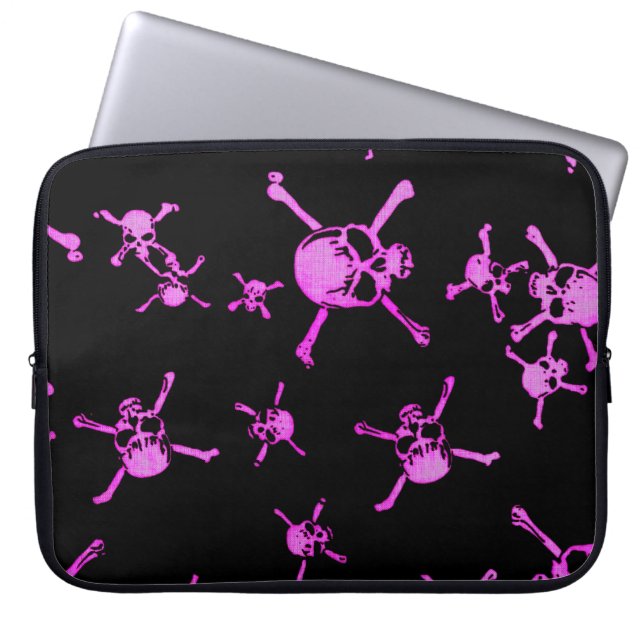 Skulls Laptop Sleeve (Voorkant)