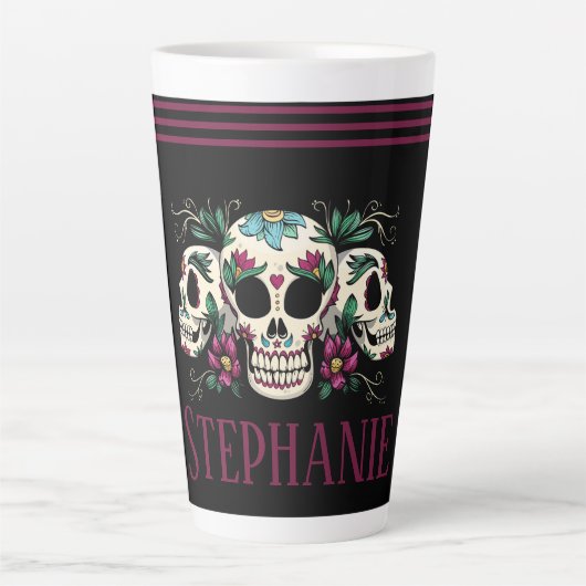Skulls Latte Mok (Voorkant)