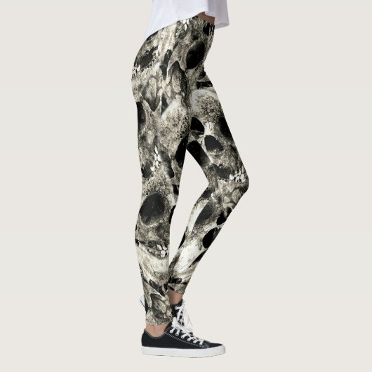 Skulls-Leggings Leggings (Rechts)