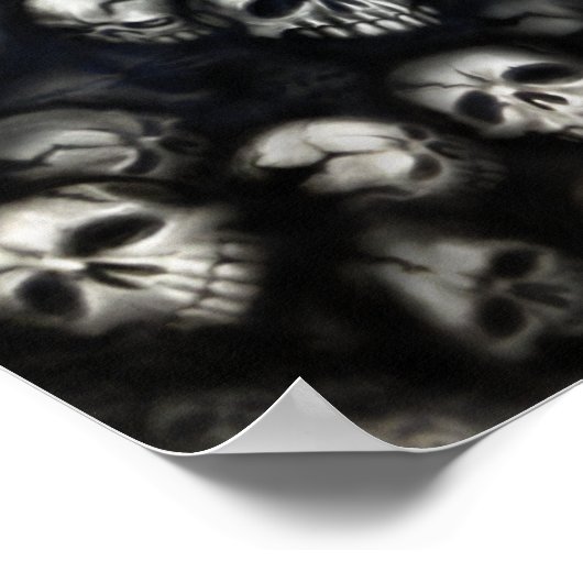 Skulls Leinwand Poster (Hoek)