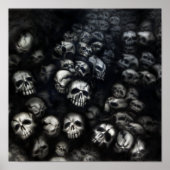 Skulls Leinwand Poster (Voorkant)