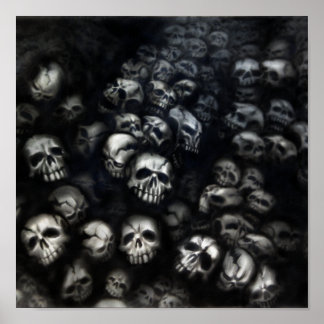 Skulls Leinwand Poster