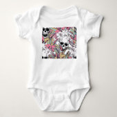 Skulls Lily Flowers: Boho . Romper (Voorkant)