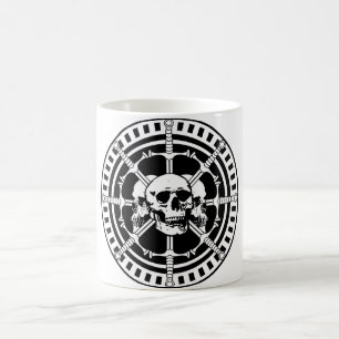 Skulls met zwaarden koffiemok