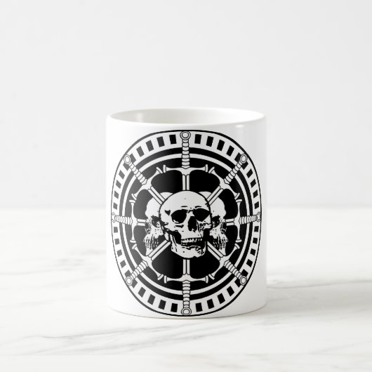 Skulls met zwaarden koffiemok (Center)