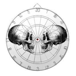 Skulls Metal Cage Dartboard Dartbord