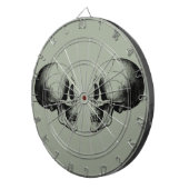 Skulls Metal Cage Gray Dartboard Dartbord (Voorkant Rechts)