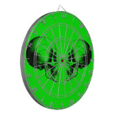 Skulls Metal Cage Green Dartboard Dartbord (Voorkant Links)