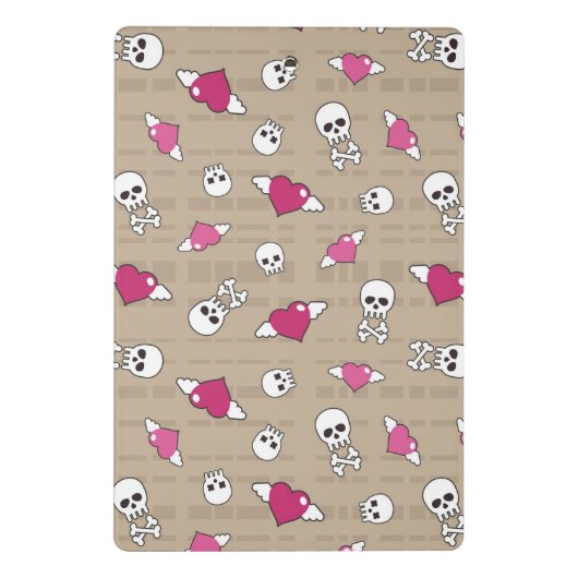 Skulls Mini Klembord (Achterkant)