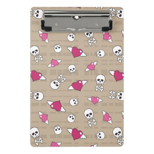 Skulls Mini Klembord (Voorkant)