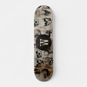 Skulls Monogram met verdringingsproblemen Persoonlijk Skateboard