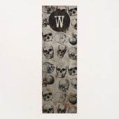 Skulls Monogram met verdringingsproblemen Yogamat (Voorkant)
