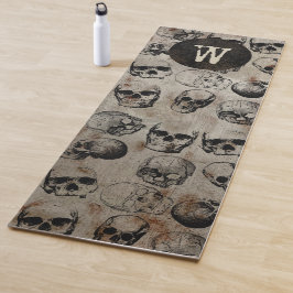  Skulls Monogram met verdringingsproblemen Yogamat