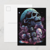 Skulls Monsters Horror Art Briefkaart (Voorkant / Achterkant)