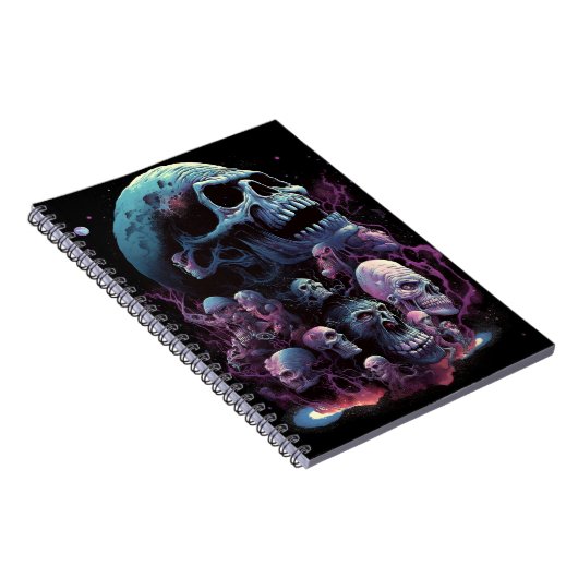 Skulls Monsters Horror Art Notitieboek (Rechterzijde)
