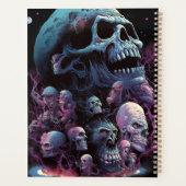 Skulls Monsters Horror Art Planner (Achterkant)