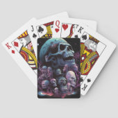 Skulls Monsters Horror Art Pokerkaarten (Achterkant)