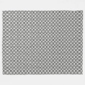 Skulls Mosaic Fleece Deken (Voorkant (Horizontaal))