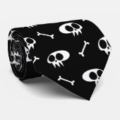 Skulls n' Botten Stropdas (Opgerold)