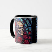 Skulls op zoek naar innerlijke koffie Mok (Voorkant links)