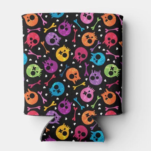 Skulls-patroon Blikjeskoeler (Achterkant)