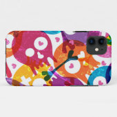 Skulls-patroon Case-Mate iPhone Case (Achterkant (horizontaal))