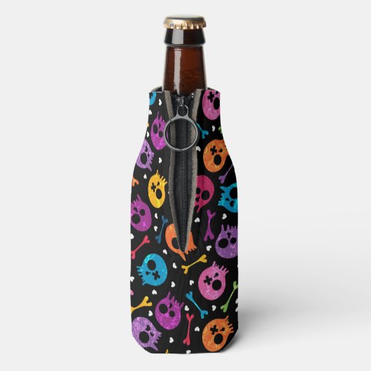 Skulls-patroon Flesjeskoeler (Fles Achterkant)