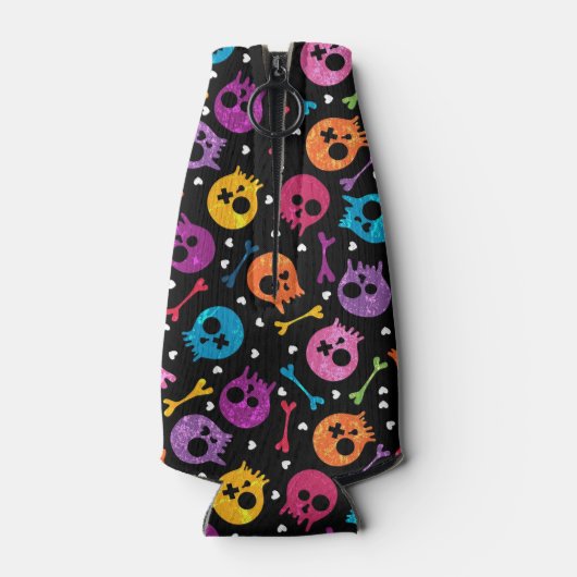 Skulls-patroon Flesjeskoeler (Achterkant)