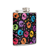 Skulls-patroon Heupfles (Rechts)