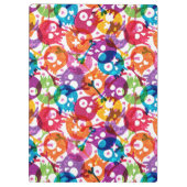 Skulls-patroon Klembord (Achterkant)