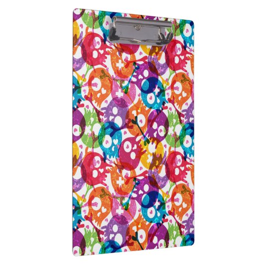 Skulls-patroon Klembord (Rechts)