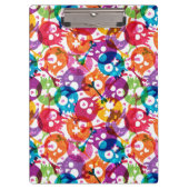 Skulls-patroon Klembord (Voorkant)