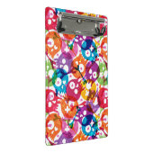 Skulls-patroon Mini Klembord (Schuin)