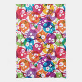 Skulls-patroon Theedoek (Verticaal)