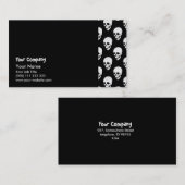 Skulls-patroon Visitekaartje (Voorkant / Achterkant)