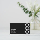 Skulls-patroon Visitekaartje (Staand voorkant)