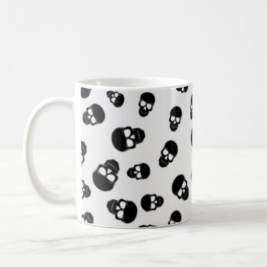 Skulls Pattern Koffiemok (Links)