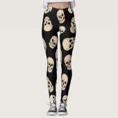 Skulls Pattern Leggings (Voorkant)