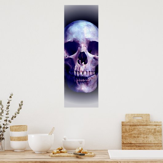 Skulls Pop Art Print Poster - Skull Posters Prints (Keuken)