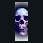 Skulls Pop Art Print Poster - Skull Posters Prints<br><div class="desc">Fantasy Art Skull Skeleton - Blue & Paarse Tones Heavy Metal Punk Rock College Pop Art Afbeelding</div>
