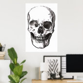 Skulls Poster Print Black & White Pop Art Posters (Thuiskantoor)