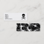 Skulls Profile Cards Mini Visitekaartje (Voorkant / Achterkant)