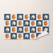 Skulls & Pumpkins Checks Bad Handdoek (Handdoek)