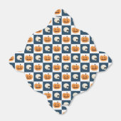 Skulls & Pumpkins Checks Bedankdoosjes (Uitgevouwen)